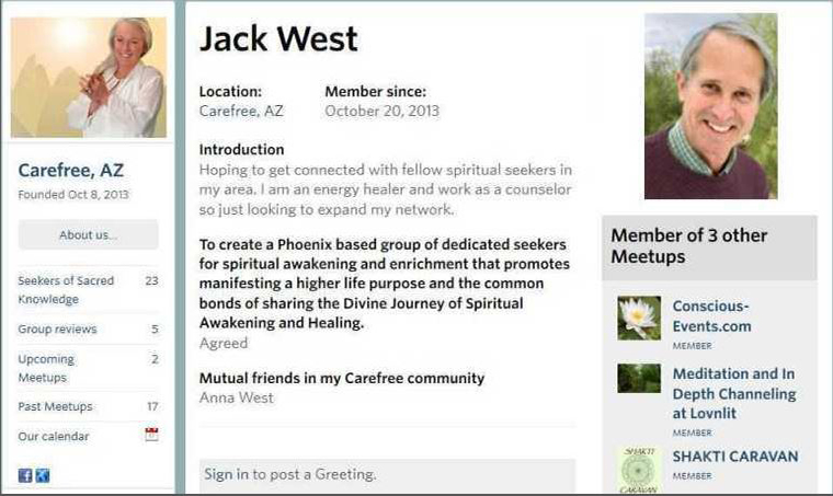 Rishi Devra, Devra West, Omniawakening.org, Jack West,  Carefree Arizona